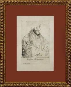 Retrato De Erasmus Rotterdamus by Sir Anthony Van Dyck
