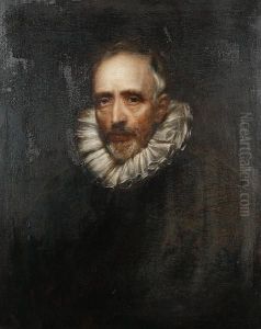 Portrait Of Cornelis Van Der Geest by Sir Anthony Van Dyck