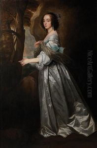 Portrait Of Lady Frances Cranfield, Countess Of Dorset by Sir Anthony Van Dyck