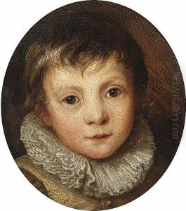 Portrait Of A Boy, Bust Length, In A Ruff