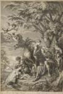 Rinaldo And Armida (a Pair) by Sir Anthony Van Dyck