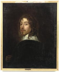 Portrait Of A Gentleman, Half-length In A Black Coat And Lawn Collar