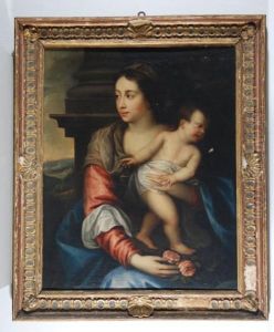 Sec. Xvii, "madonna Delle Rose"