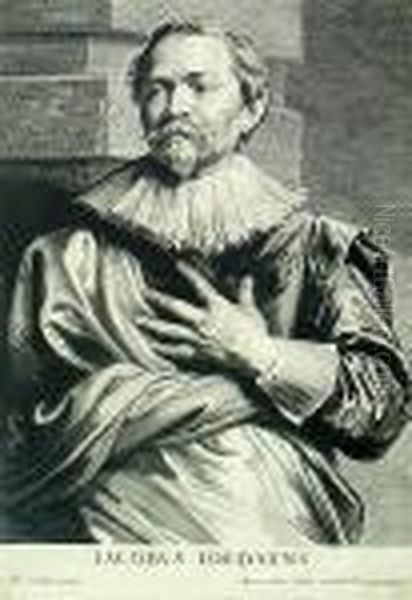 A Portrait Of Peter De Jode; A
Portrait Of Henricus Van Baelen; A Portrait Of Jacob Jordaens - view 1