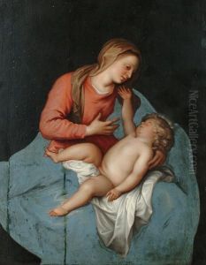 After Sir Anthony Van Dyck, Late 18th Century Madonna And Child by Sir Anthony Van Dyck