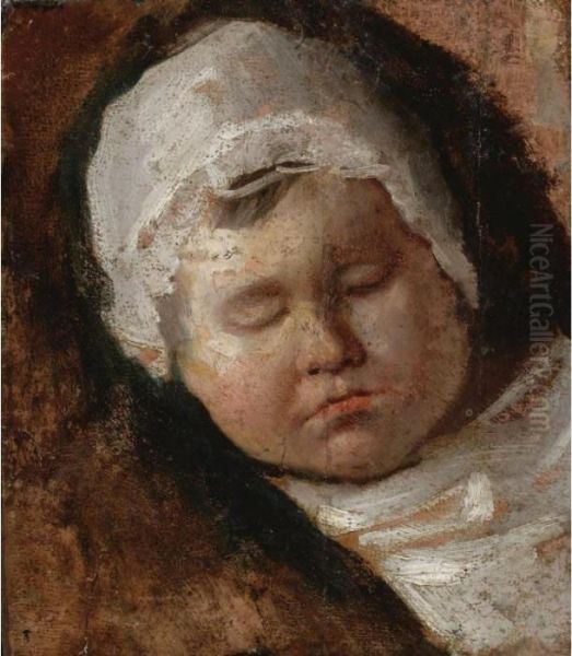 Study Of A Sleeping Child - view 1