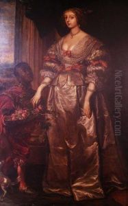 Portrait Of A Lady On A Terrace