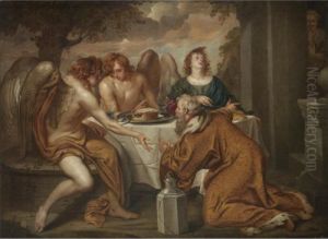 Abraham And The Three Angels by Sir Anthony Van Dyck