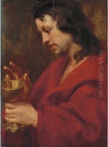Saint John The Evangelist by Sir Anthony Van Dyck