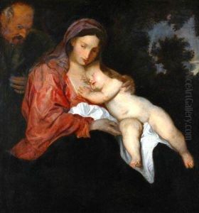 Rest On The Flight Into Egypt by Sir Anthony Van Dyck