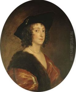 Portrait Of Katherine by Sir Anthony Van Dyck