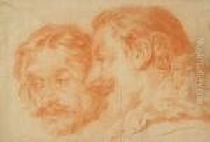 Double Portrait Of Two Gentlemen by Sir Anthony Van Dyck