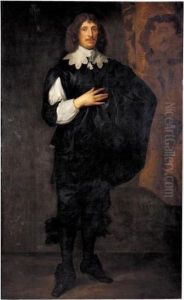 Portrait Of Sir Basil Dixwell, 1st Bt. (1585-1642) by Sir Anthony Van Dyck