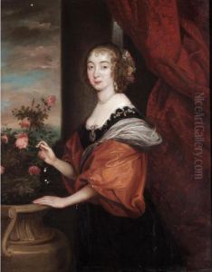Portrait Of Lady Dorothy Sydney by Sir Anthony Van Dyck