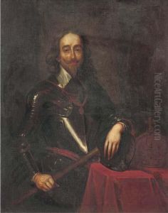 Portrait Of King Charles I by Sir Anthony Van Dyck