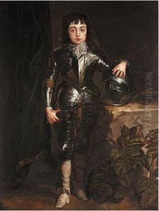 Portrait Of Charles Ii When Prince Of Wales by Sir Anthony Van Dyck