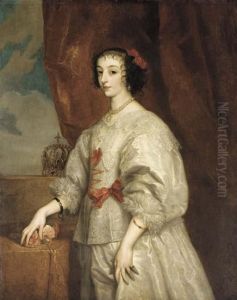 Portrait Of Queen Henrietta Maria Portrait Of Queen Henrietta Maria