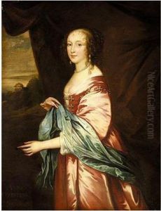 Portrait Of Anne, Countess Of Morton by Sir Anthony Van Dyck