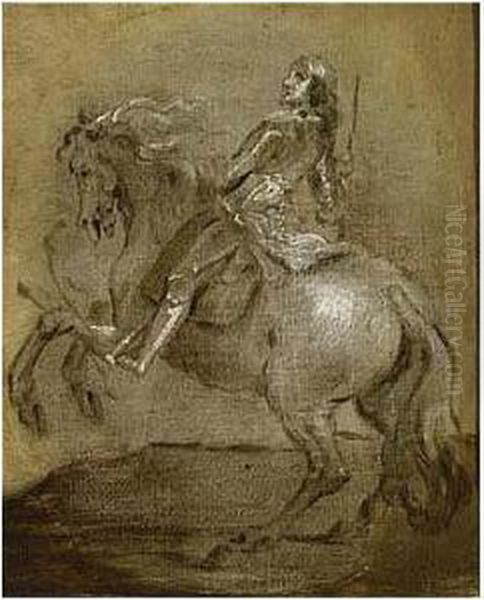 A Study Of A Cavalier - view 1