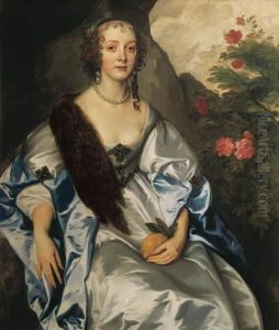 Portrait Of Lady Dorothy Thimbleby by Sir Anthony Van Dyck