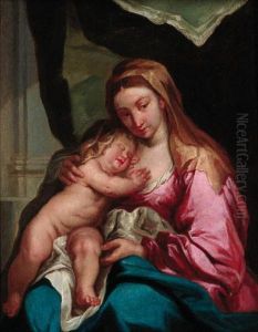 The Madonna And Child by Sir Anthony Van Dyck