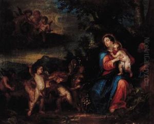 The Rest On The Flight Into Egypt by Sir Anthony Van Dyck