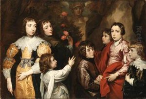 A Group Portrait by Sir Anthony Van Dyck
