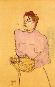 The Flower Seller by Henri De Toulouse-Lautrec