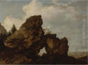 A Rocky Arch Near The Coast