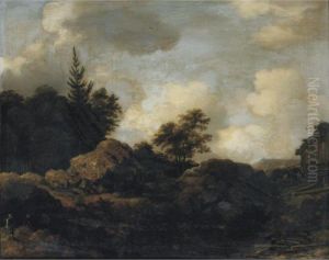 Northern Wooded Landscape by Allart Van Everdingen