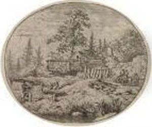 Everdingen
 Group Of 6 Etchings. by Allart Van Everdingen