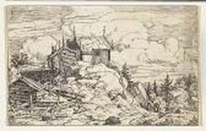 The Hamlet On The Hill by Allart Van Everdingen