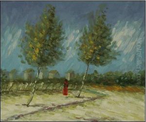 On The Outskirts Of Paris by Vincent Van Gogh