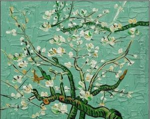 Branches Of An Almond Tree In Blossom by Vincent Van Gogh