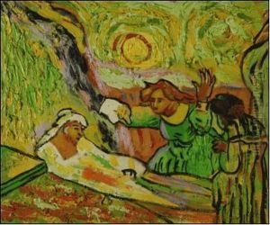 The Raising Of Lazarus by Vincent Van Gogh