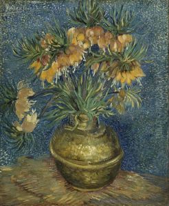 Crown Imperial Fritillaries In A Copper Vase by Vincent Van Gogh