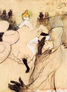 Le Goulue and Valentin, the 'Boneless One' by Henri De Toulouse-Lautrec