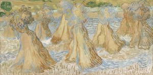 Sheaves Of Wheat by Vincent Van Gogh