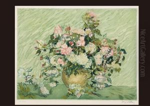 Lesroses By Jacques Villon by Vincent Van Gogh