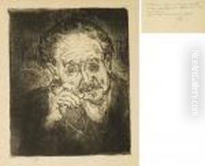 L'homme A La Pipe: Portrait Du 
Docteur Gachet (de La Faille 1664;van Heugten &amp; Pabst 10) by Vincent Van Gogh