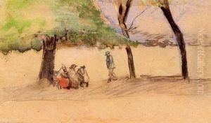 Dans La Foret by Vincent Van Gogh