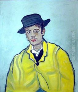 Portrait Of Armand Roulin - The Yellow Jacket by Vincent Van Gogh