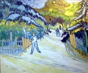 Entrance To The Public Park Arles by Vincent Van Gogh