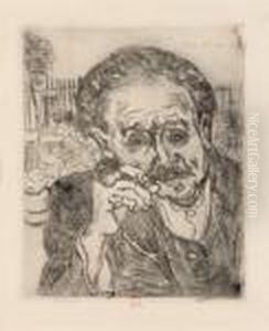 Portrait Paul Gachet by Vincent Van Gogh