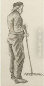 Almshouse Man (mr. Adrianus Zuyderland) Raking Almshouse Man (mr. Adrianus Zuyderland) Raking