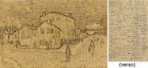 La Maison De Vincent A Arles 
(recto); An Autograph Letter From Vincent To His Brother Theo (verso) by Vincent Van Gogh