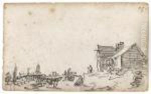 View On The Edge Of Amsterdam With The Haarlemer Poort In The Background