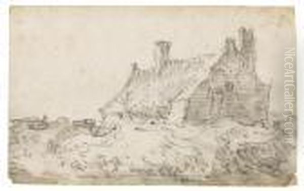 A Farmhouse With Two Chimneys - view 1
