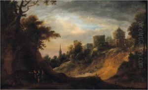 Scene De Chasse Panneau.