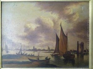A View On The Vaese by Jan van Goyen